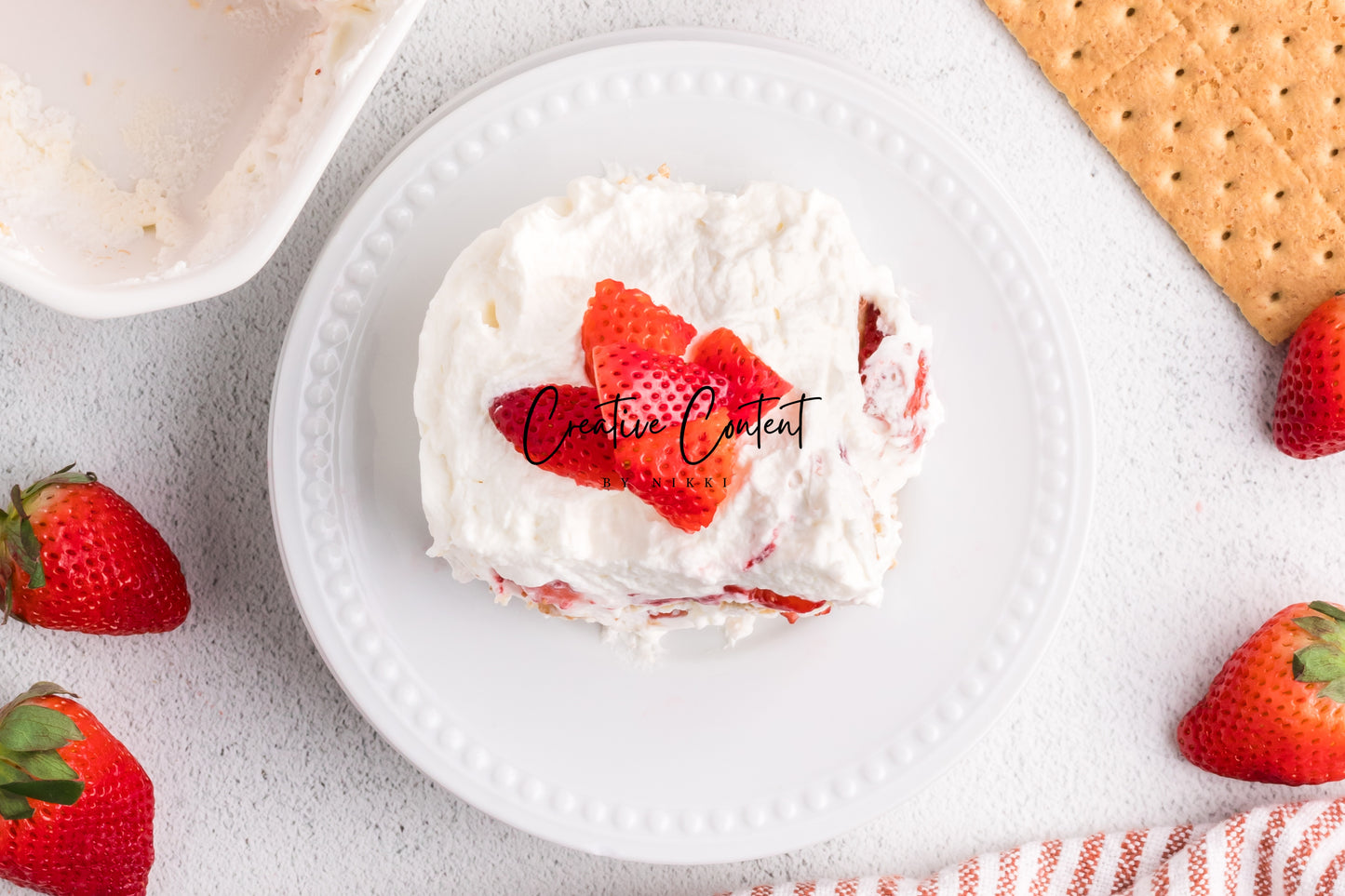 Strawberry Icebox Cake-Set 2 of 2