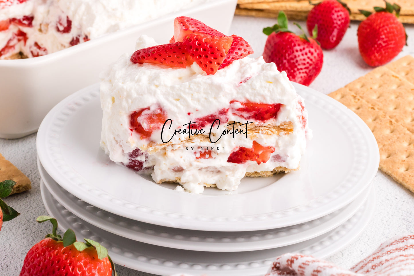 Strawberry Icebox Cake-Set 2 of 2