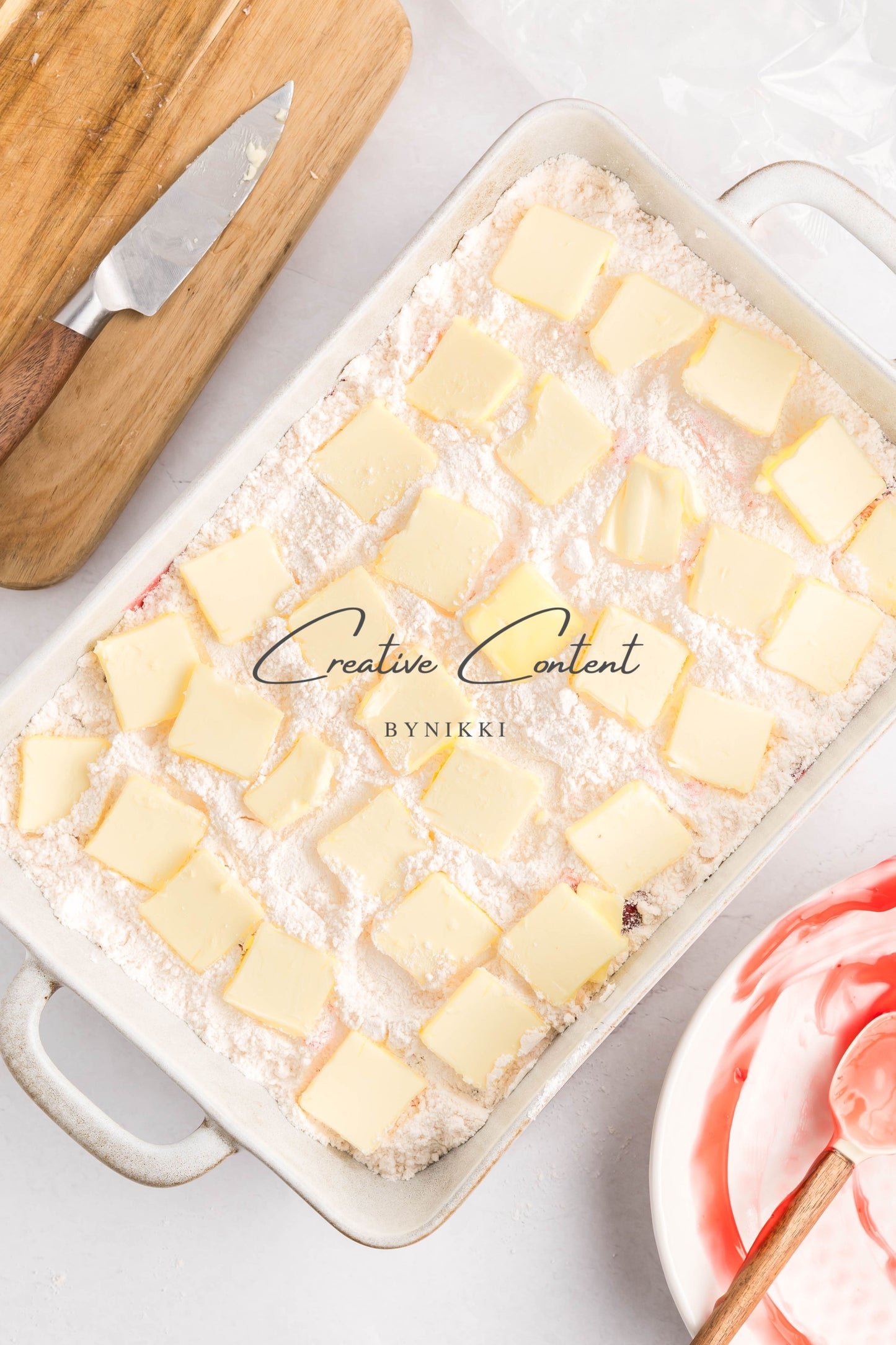 Strawberry Rhubarb Dump Cake  -  Exclusive