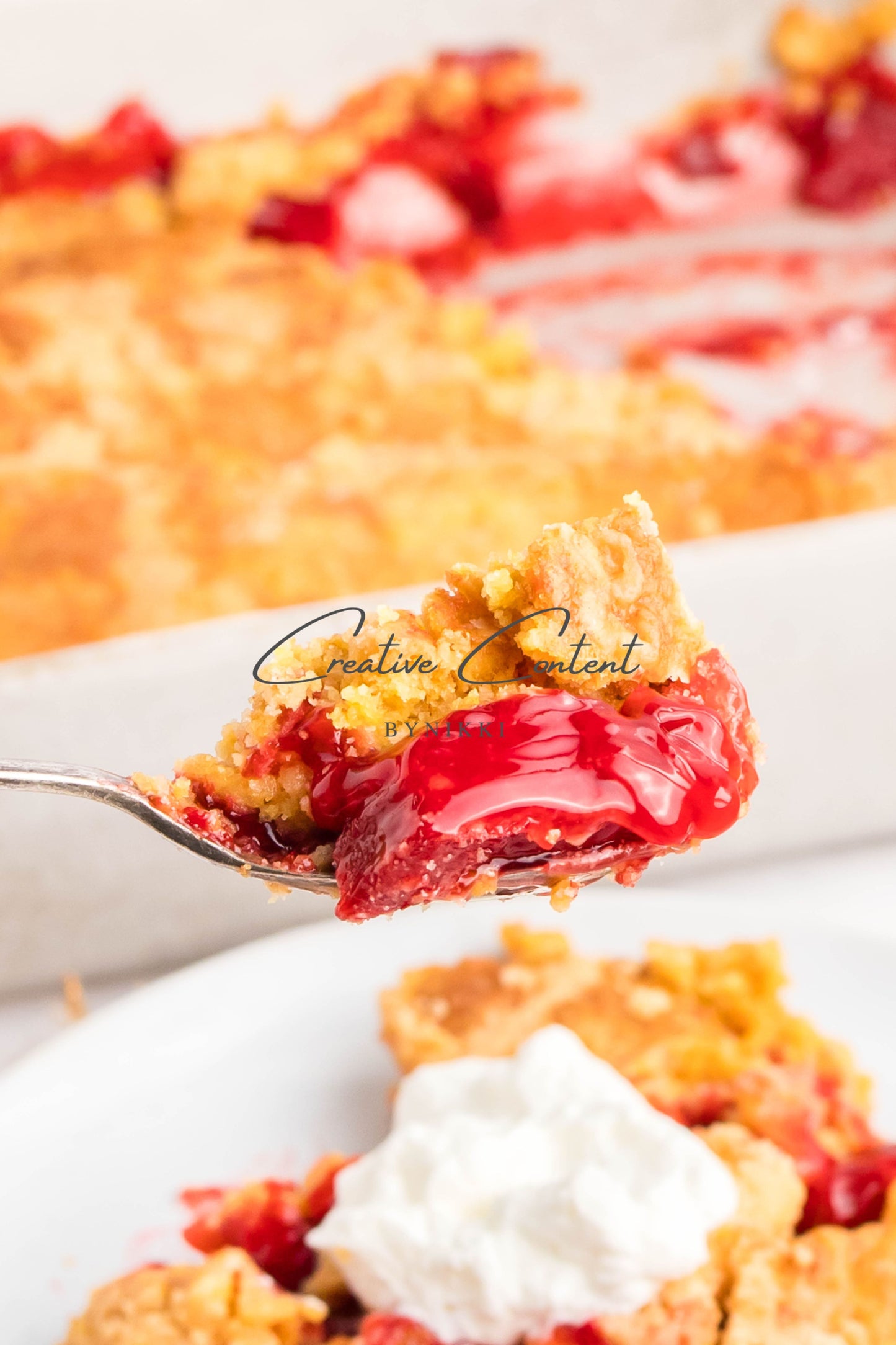 Strawberry Rhubarb Dump Cake  -  Exclusive