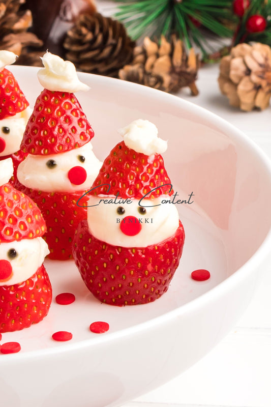Strawberry Santas   -  Exclusive
