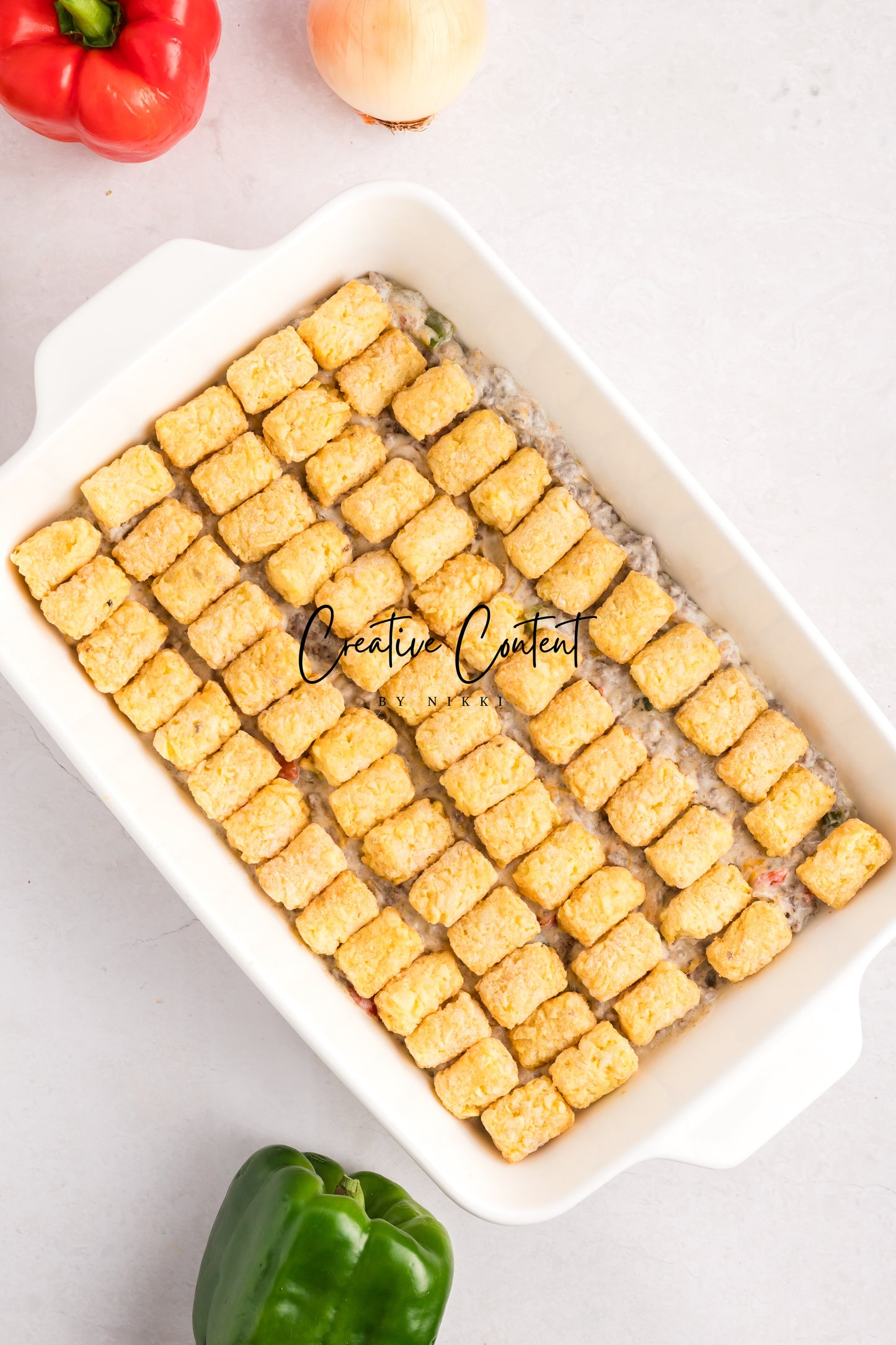 Tater Tot Casserole  -  Set 2 of 2