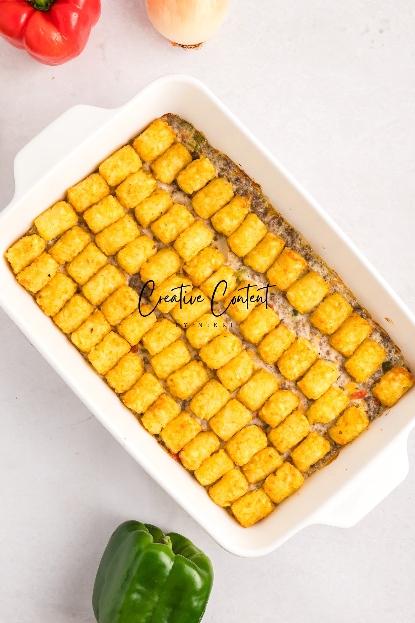 Tater Tot Casserole  -  Set 2 of 2