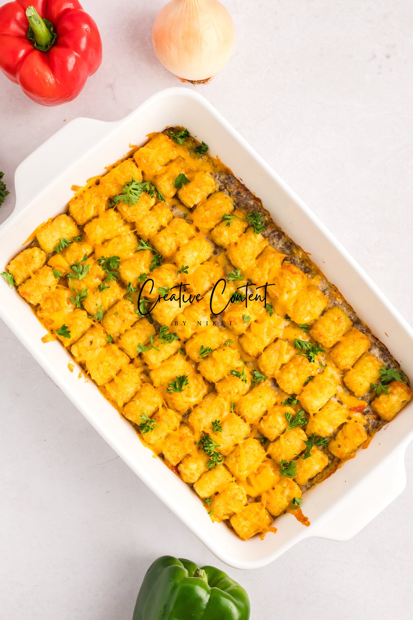 Tater Tot Casserole  -  Set 2 of 2