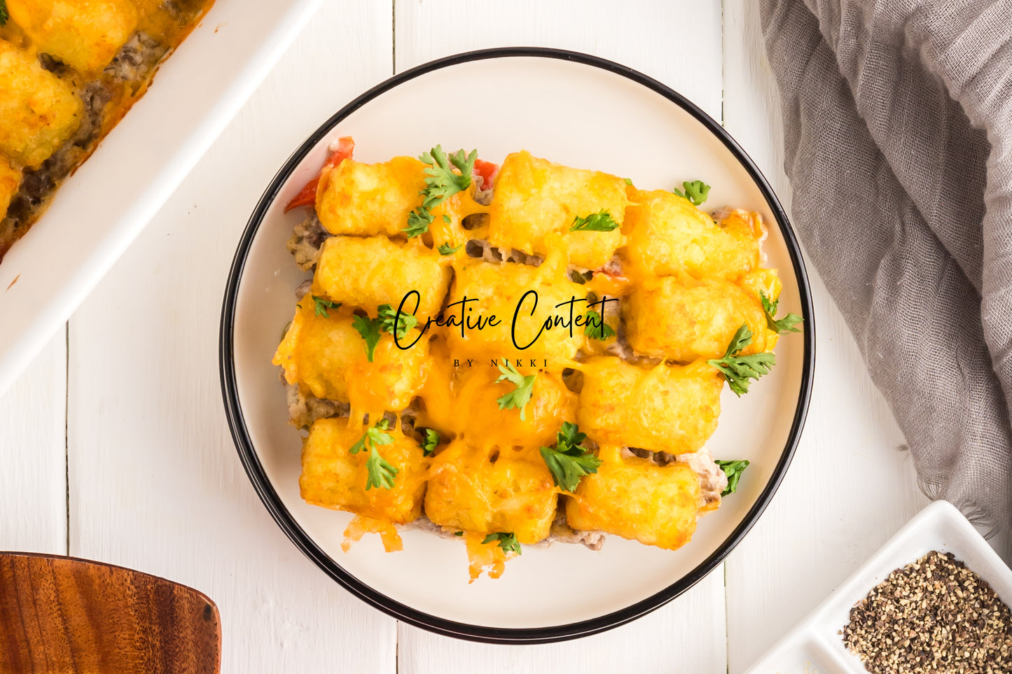 Tater Tot Casserole  -  Set 2 of 2