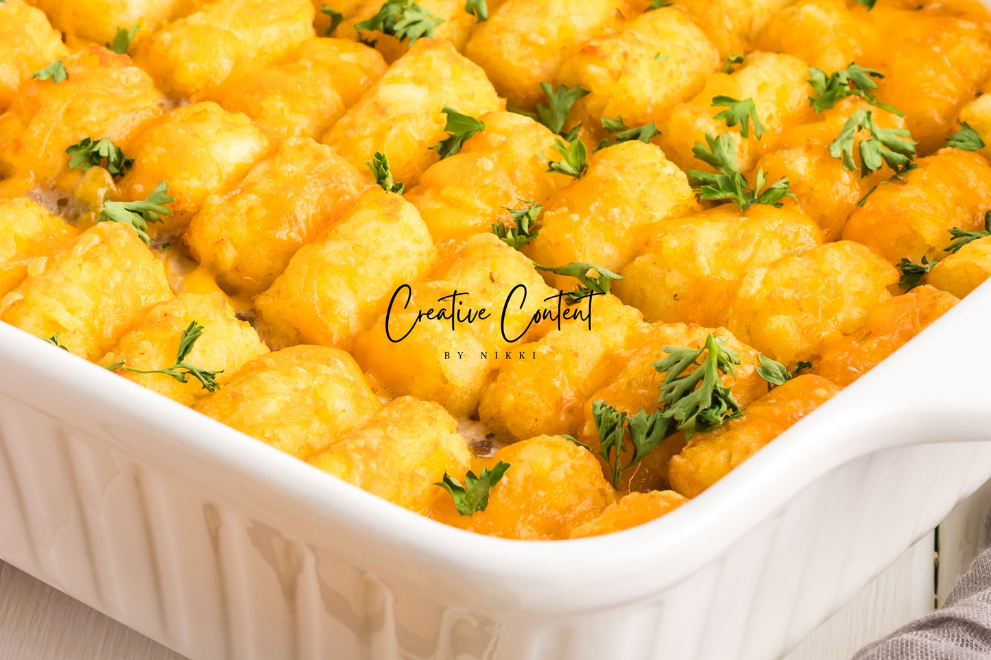 Tater Tot Casserole  -  Set 2 of 2