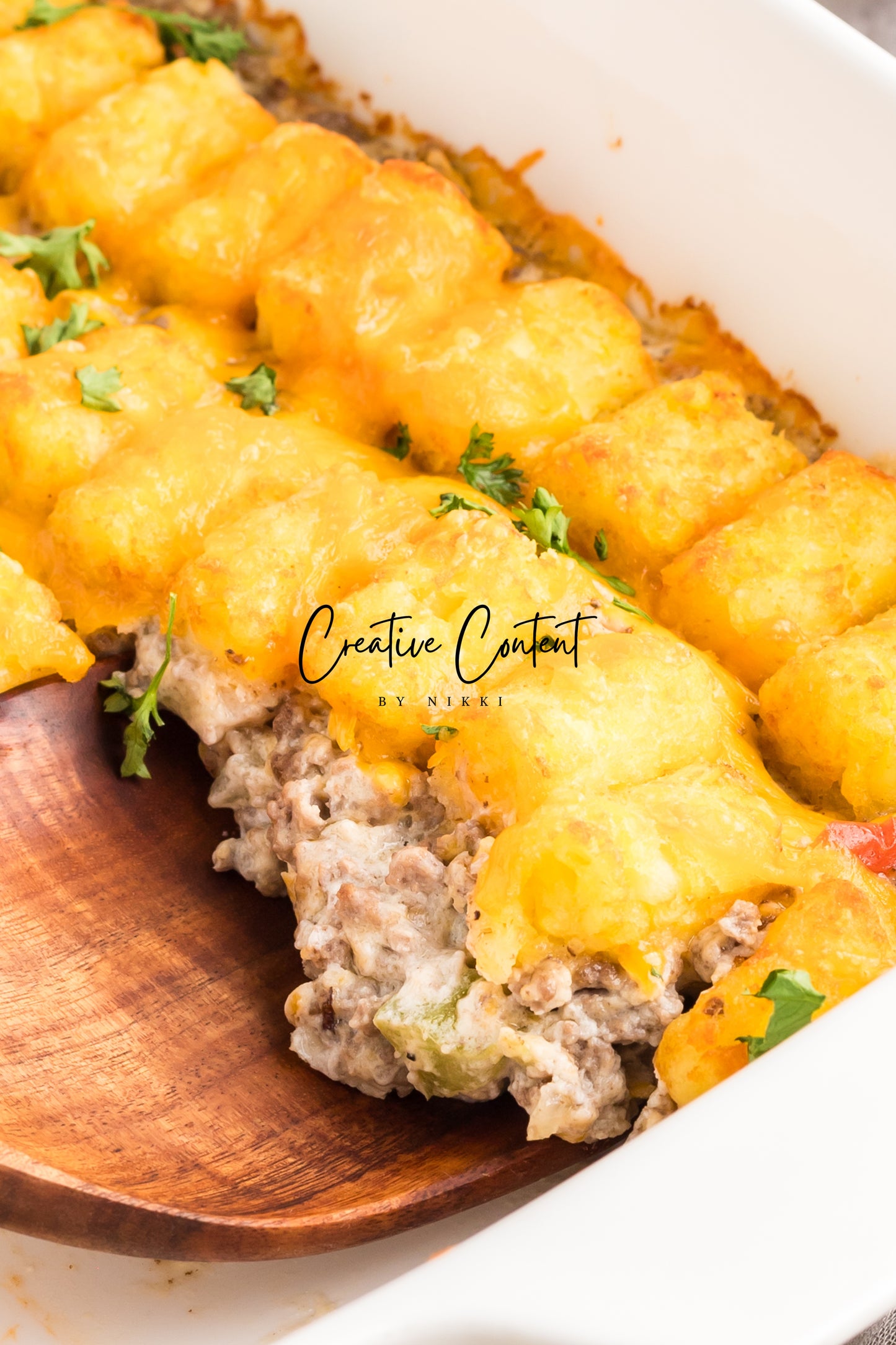 Tater Tot Casserole  -  Set 2 of 2