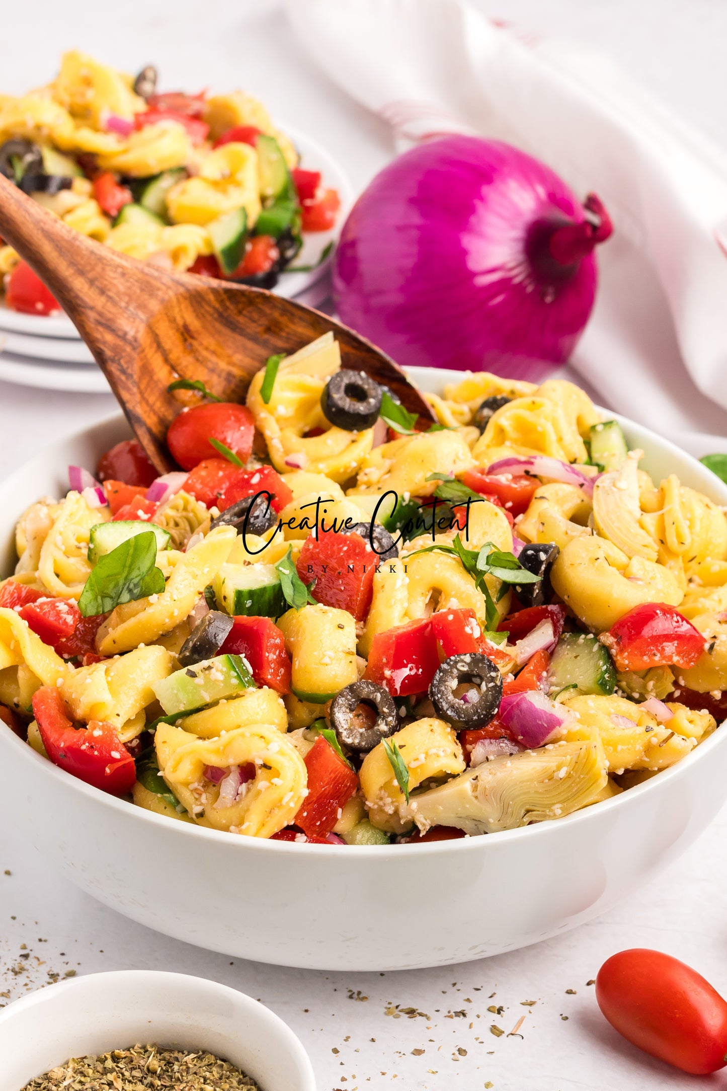 Tortellini Pasta Salad  -  Set 1 of 2