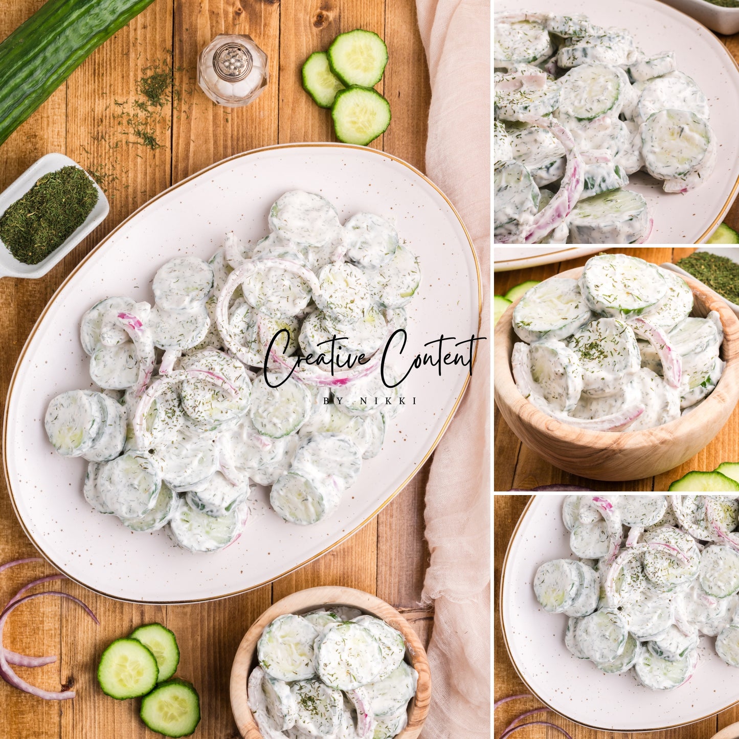 Creamy Cucumber Salad - Set 2 of 2