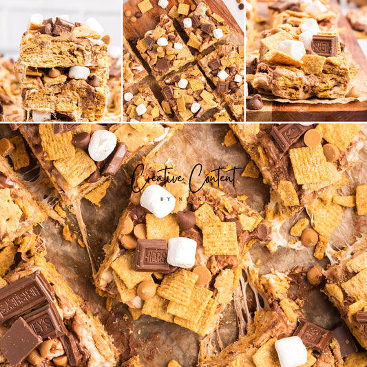 No Bake Smores Bars-Set 2 of 2