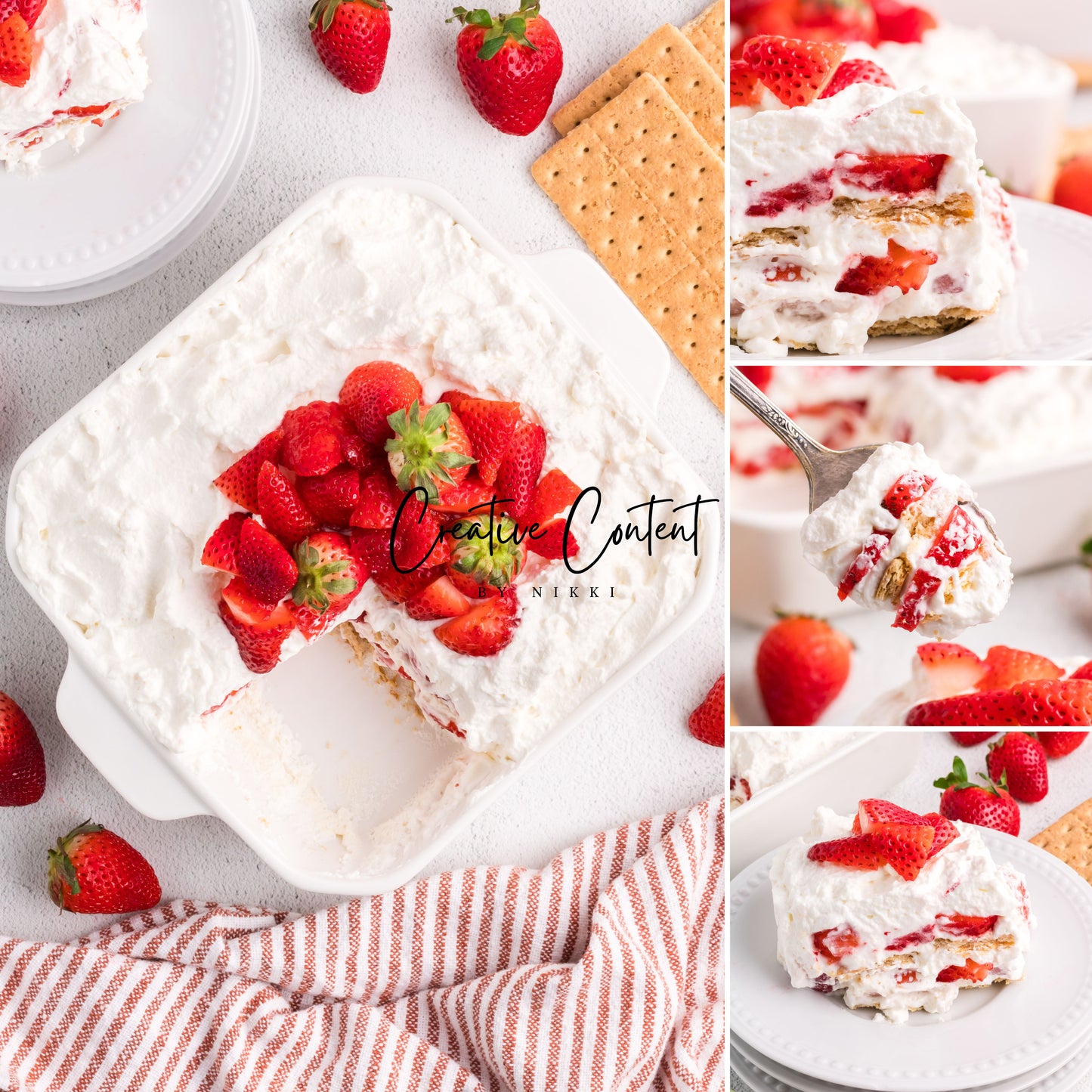 Strawberry Icebox Cake-Set 2 of 2