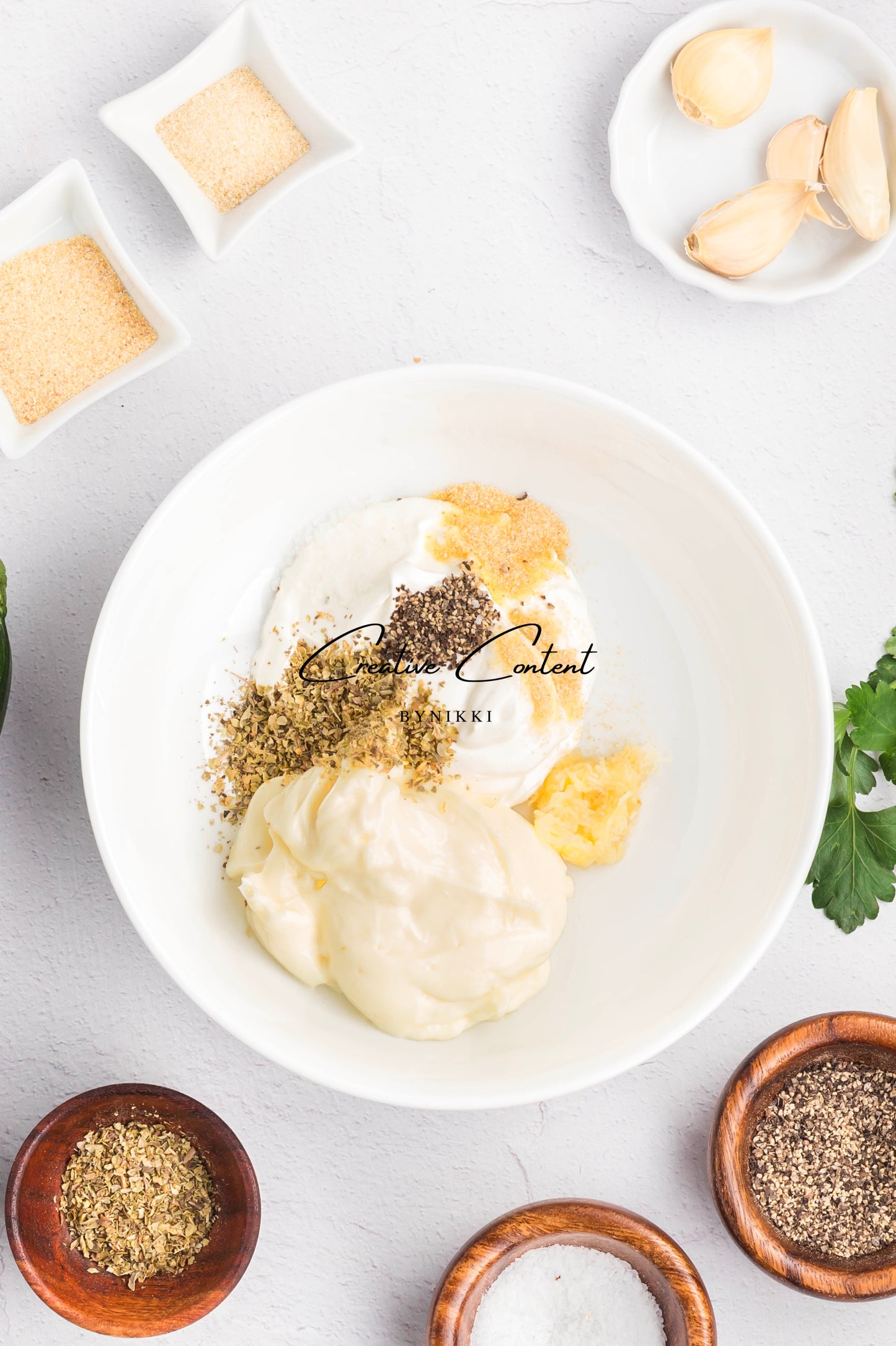 Cheesy Veggie Patties + Creamy Garlic Dip- Exclusive