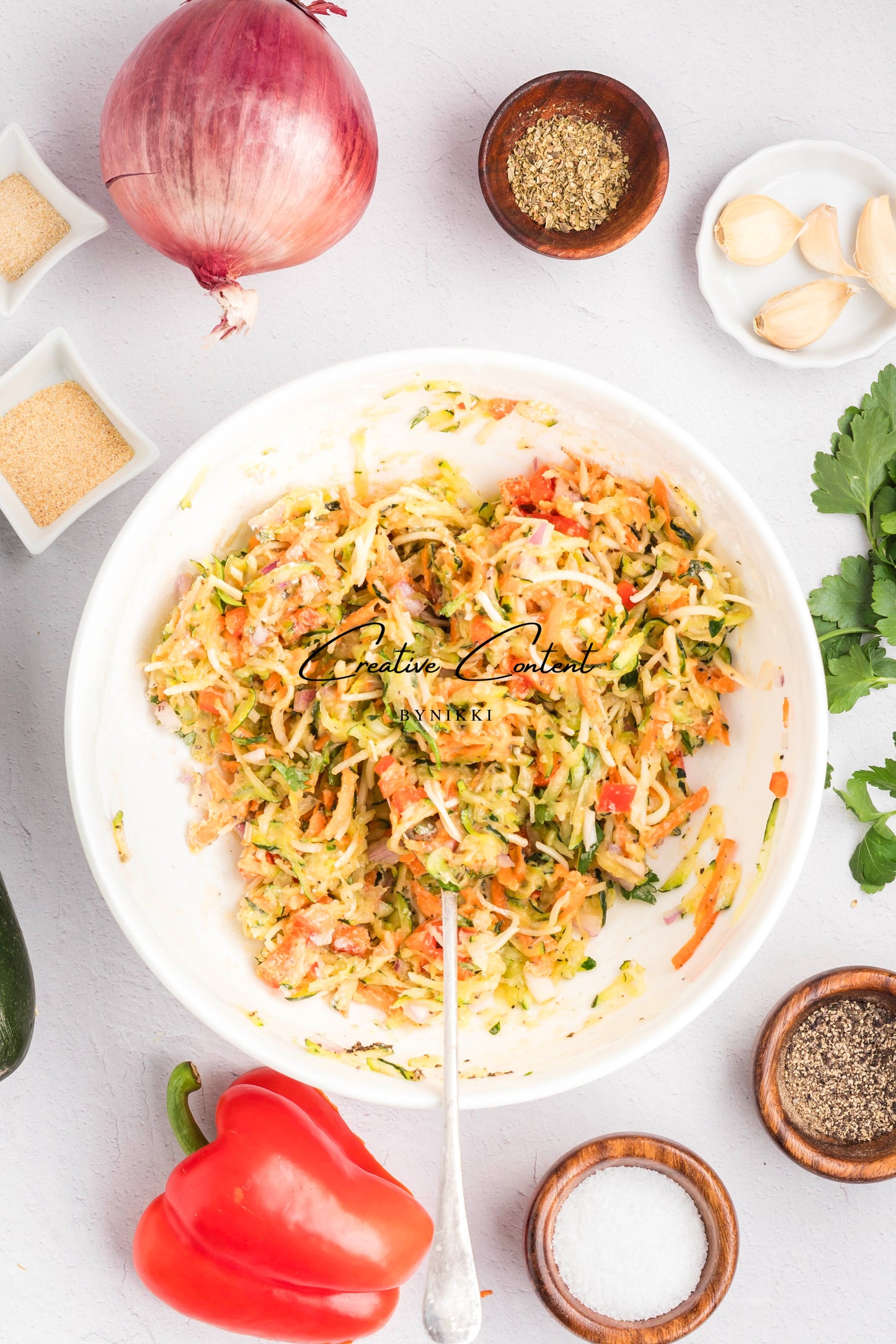 Cheesy Veggie Patties + Creamy Garlic Dip- Exclusive