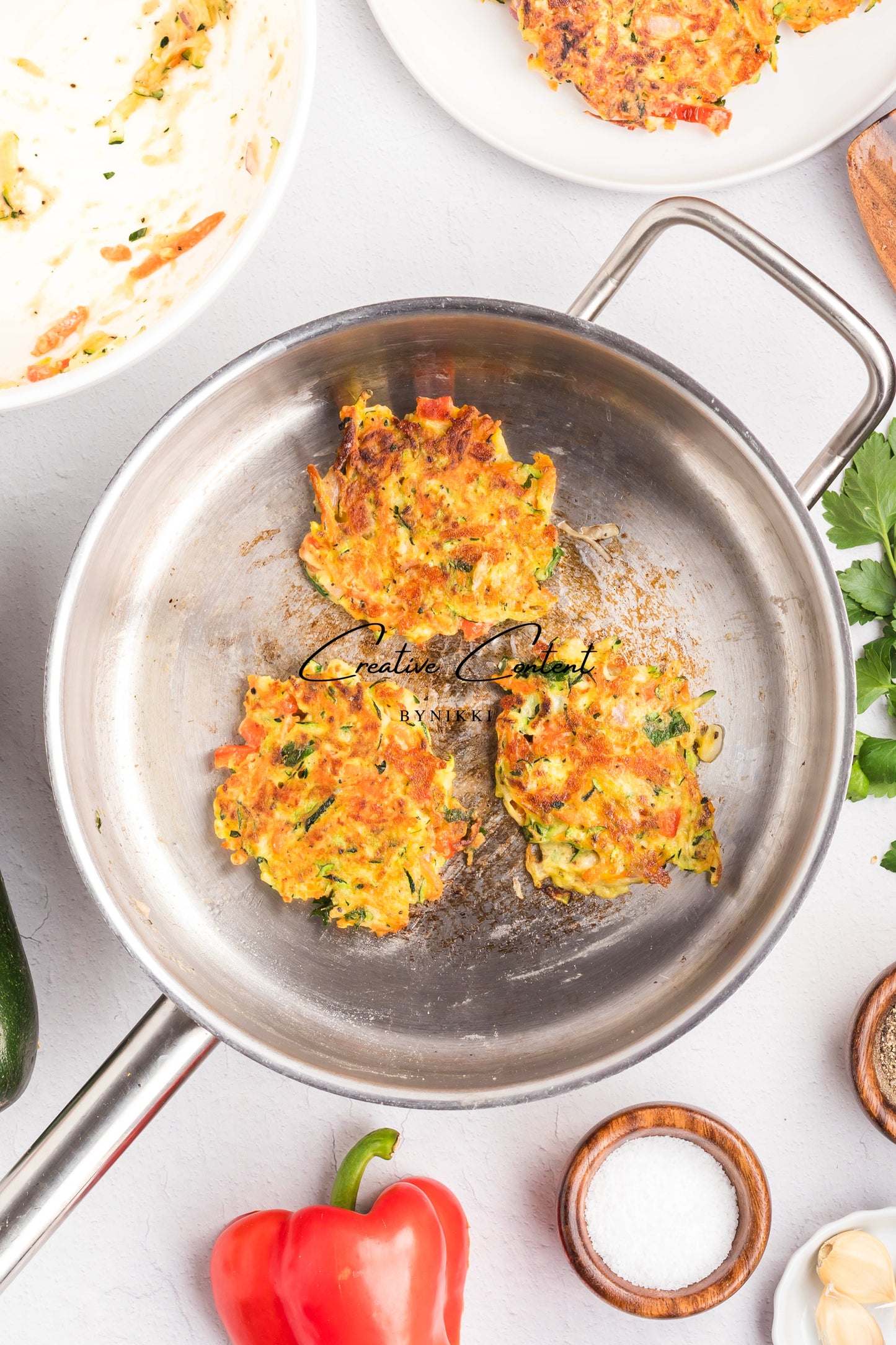 Cheesy Veggie Patties + Creamy Garlic Dip- Exclusive