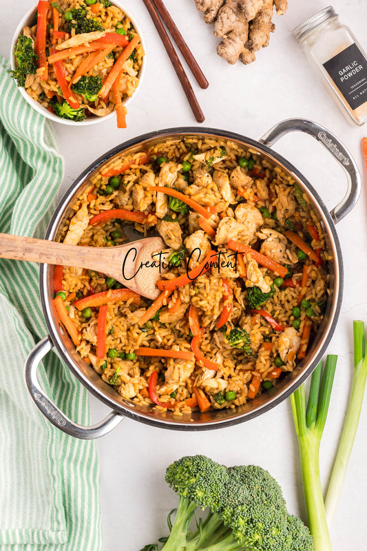 Easy One Pot Teriyaki Chicken and Rice Bowl - Set 1 of 2