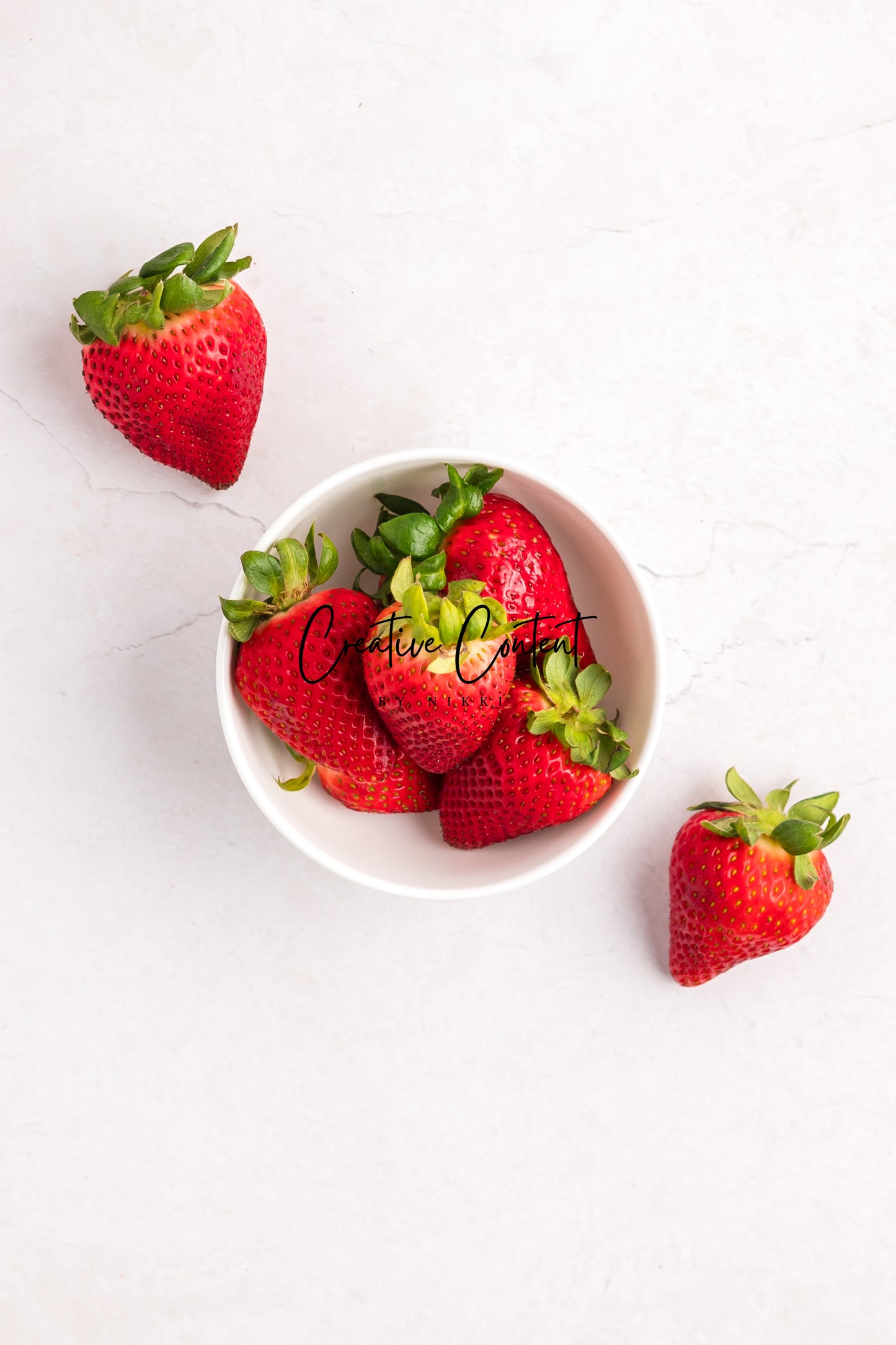 No Bake Strawberry Cheesecake Parfaits -  Set 1 of 2